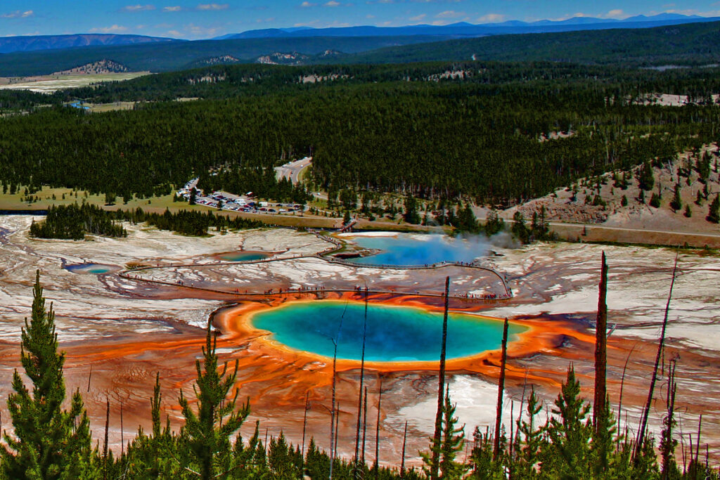 Yellowstone National Park - Grand Prismatic Spring - Paul LaValle Photography